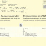 Front of Census reminder notice, 2021-05-14