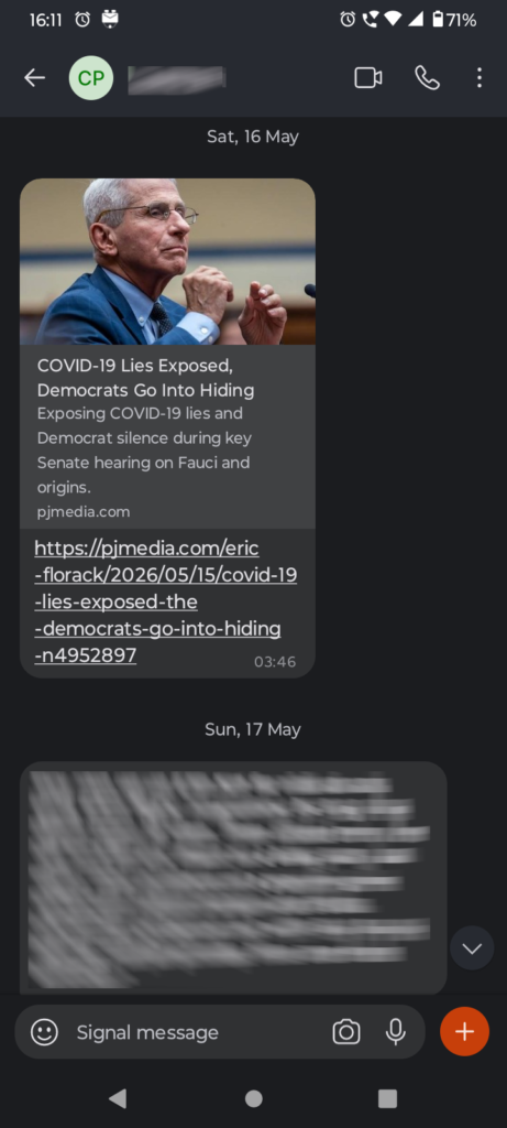 Right-wing conspiracy.