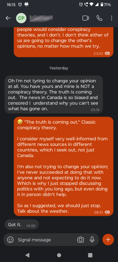 Right-wing conspiracy.